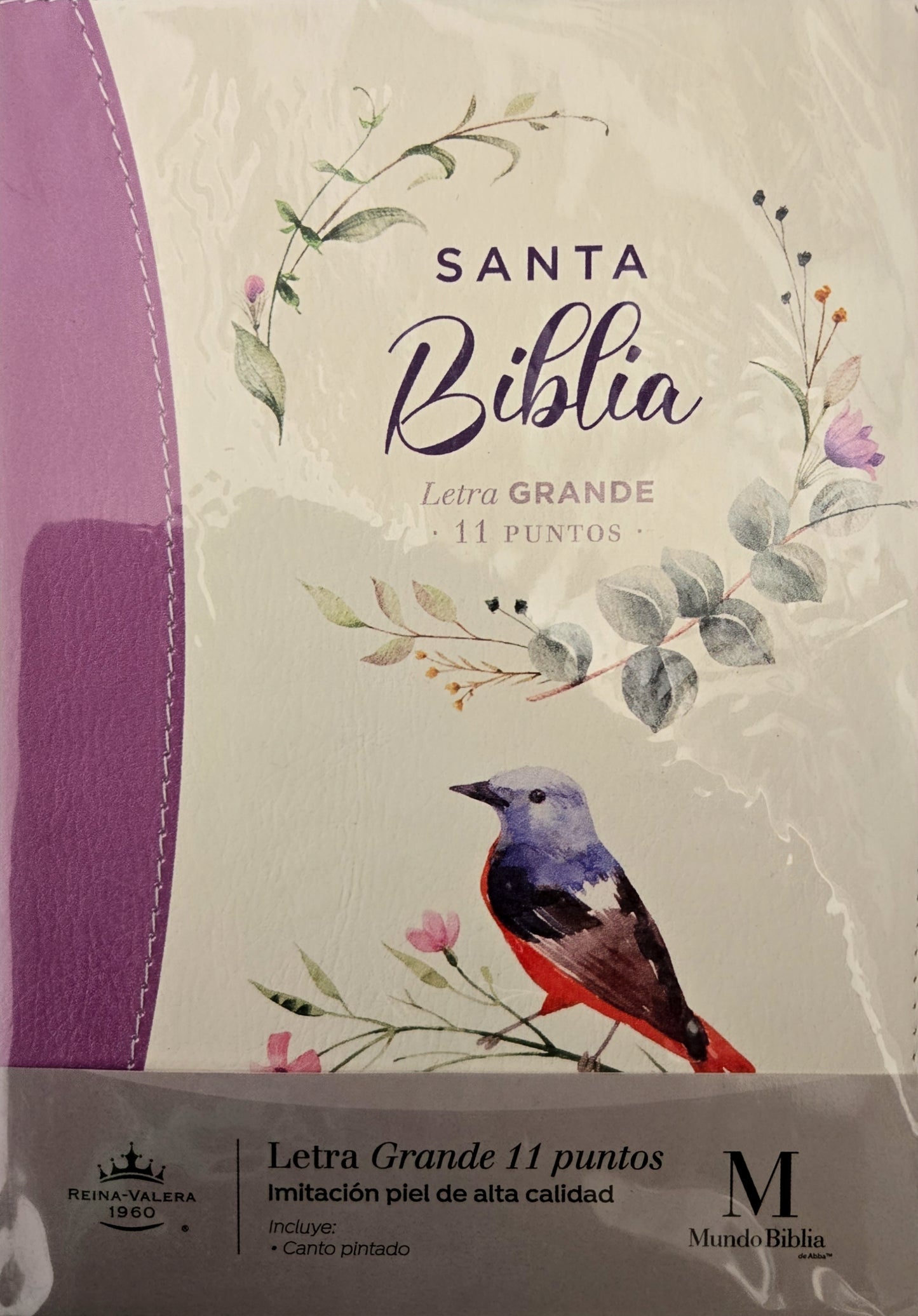 Biblia RV60 MB Violeta Mariposa