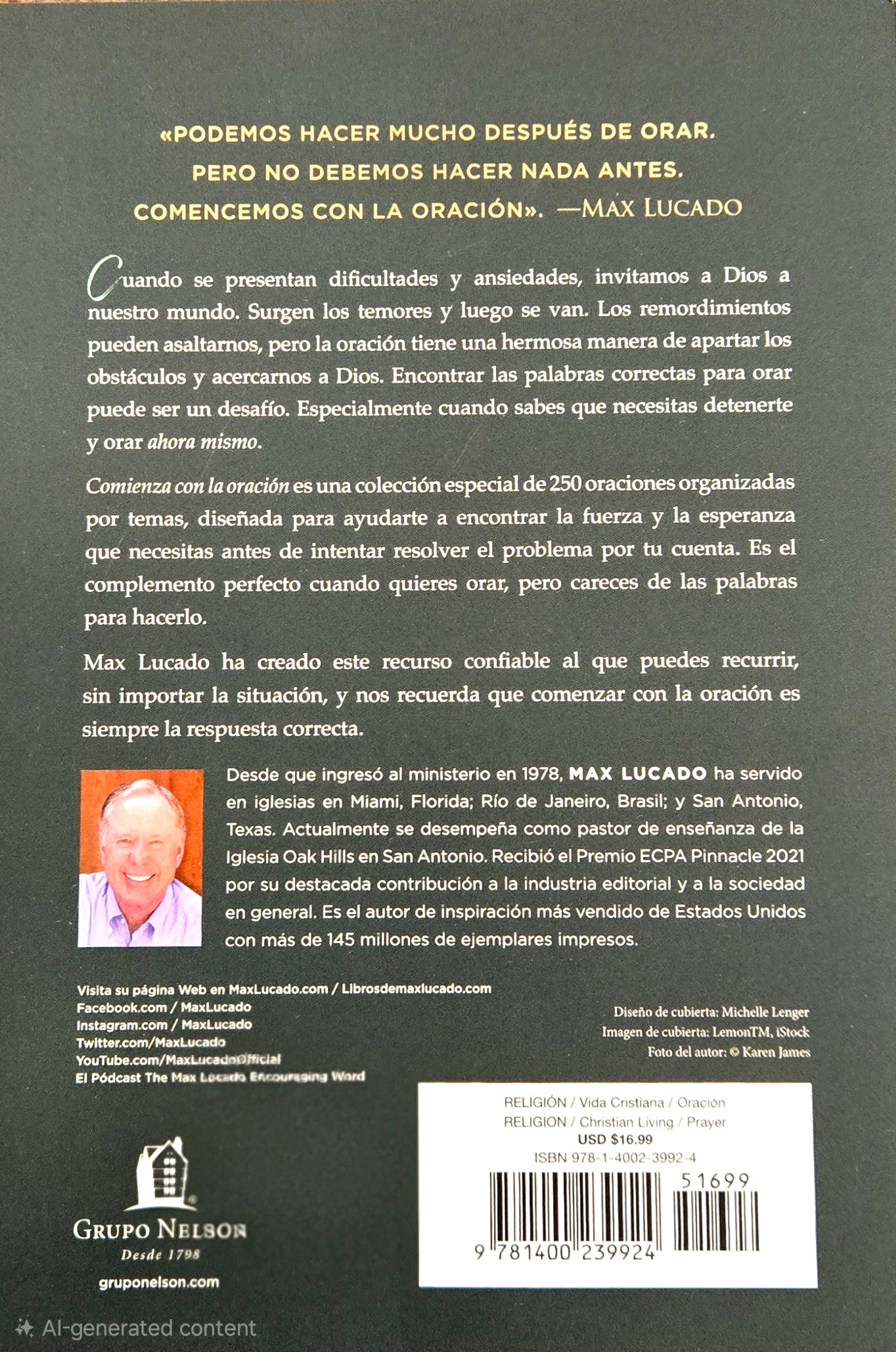 Comienza con la oración
