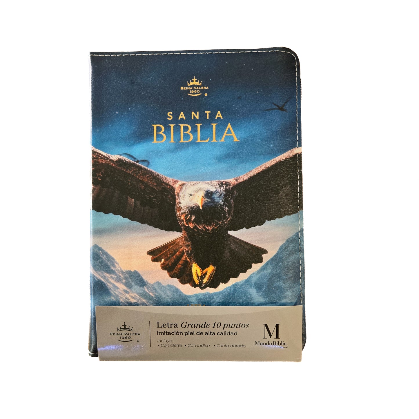 Biblia RV60 águila MB zipper pequeña