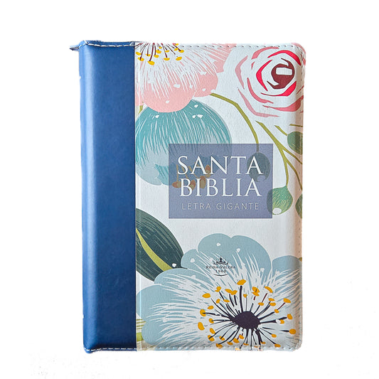 Santa Biblia RV60 letra gigante Zipper