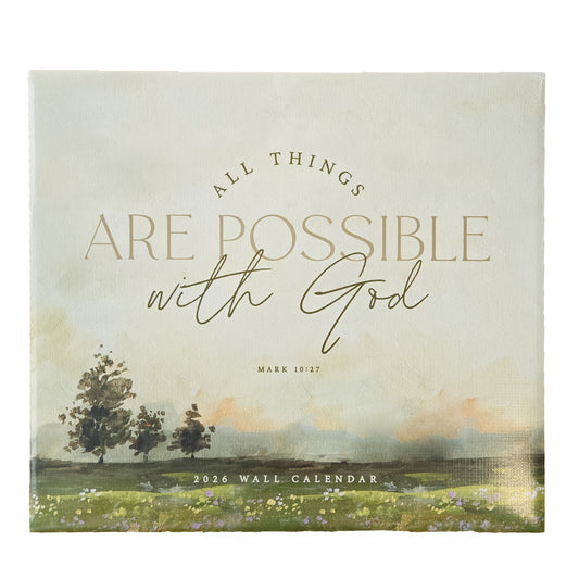 All things are possible with God 2026 Calendar