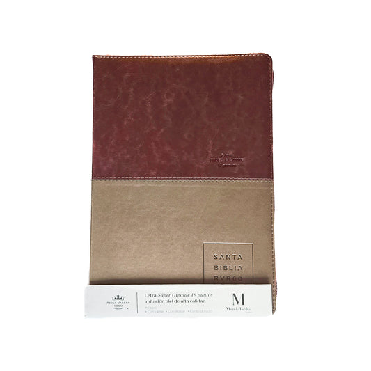 Santa Biblia RVR60 19 puntos Marrón